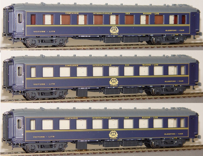 Set of 3 Sleeping cars type WL F of CIWL in 1968 livery<br /><a href='images/pictures/LS_Models/49123.jpg' target='_blank'>Full size image</a>
